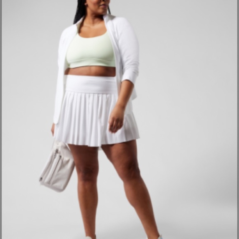 NWT Athleta White Elevate Skort - Picture 2 of 5